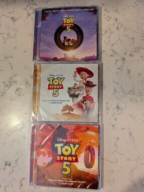Taylor Swift Toy Story 5 Limited Collector CDs Complete Set Of 3 - Sealed